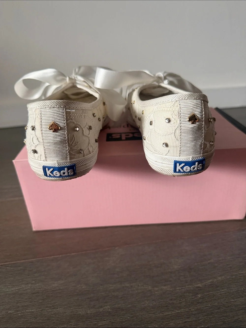 Keds x Kate Spade New York Champion Lace White Sneakers